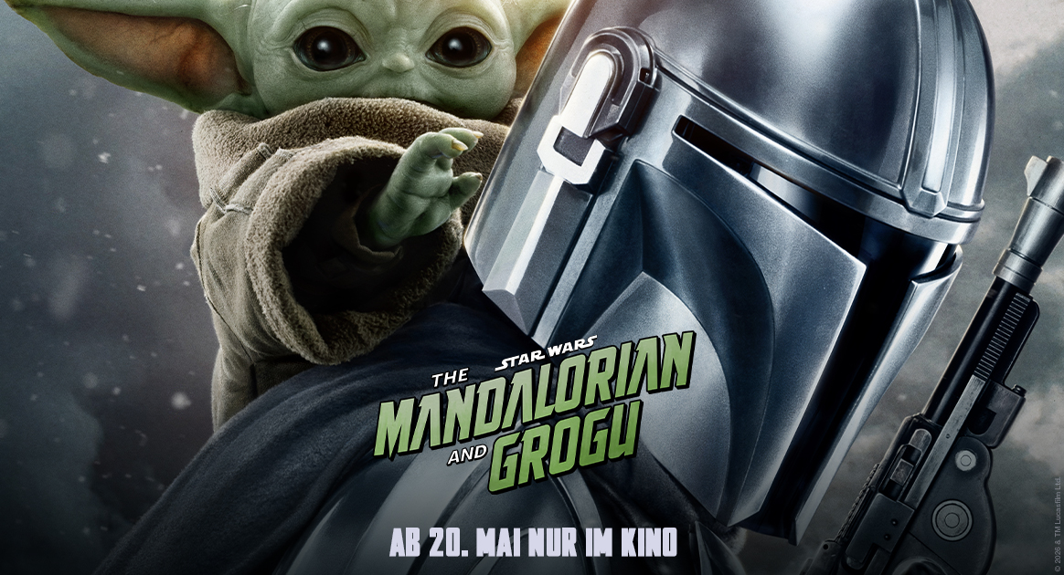 Offizielles Bild zum neuen Film STAR WARS: THE MANDALORIAN & GROGU