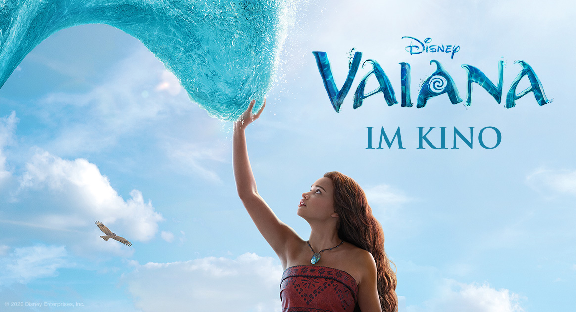 Disneys Kinofilm Vaiana: Vaiana stoppt eine hohe Welle